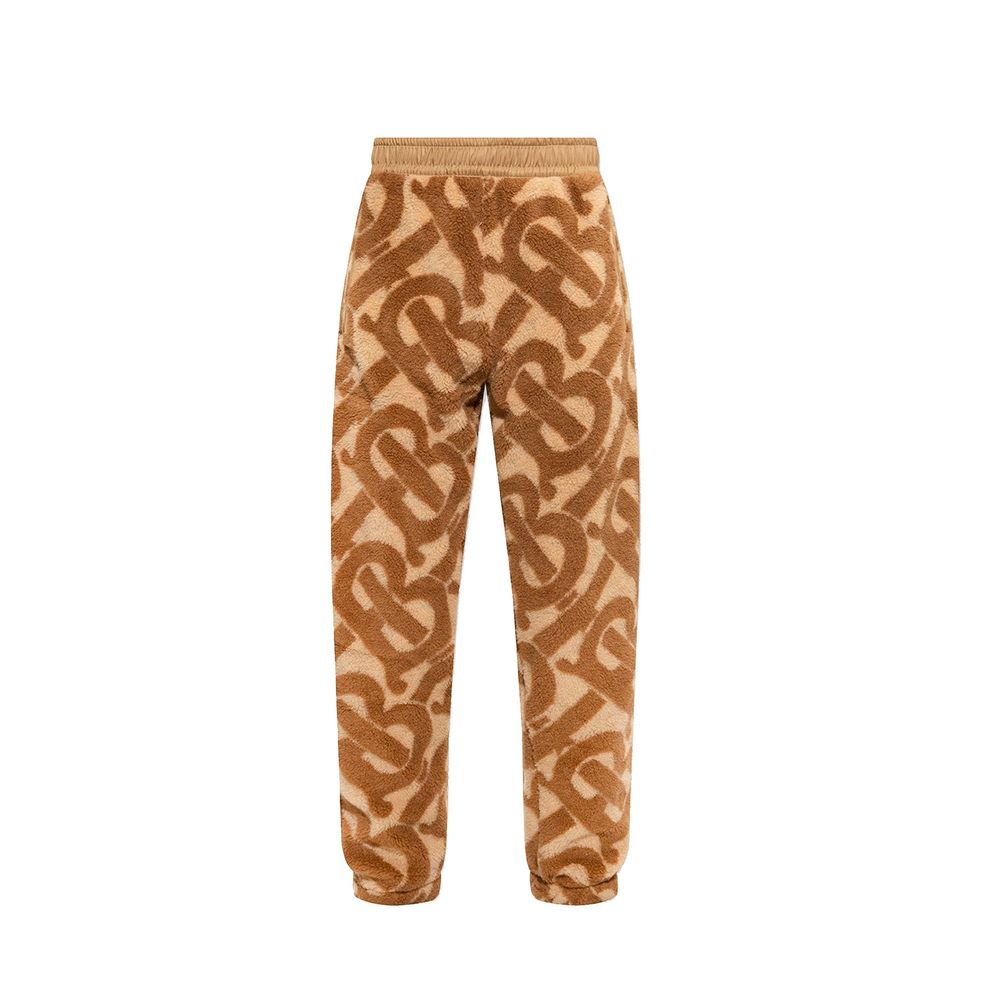 Burberry Brown Polyester Casual Men's Pants