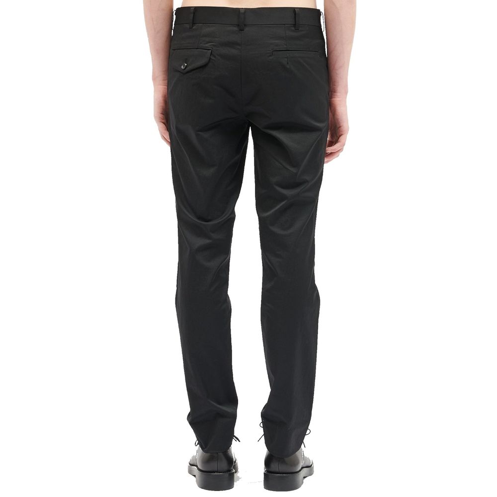 Comme Des Garçons Black Nylon Casual Men's Pants