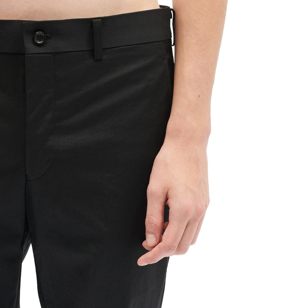 Comme Des Garçons Black Nylon Casual Men's Pants