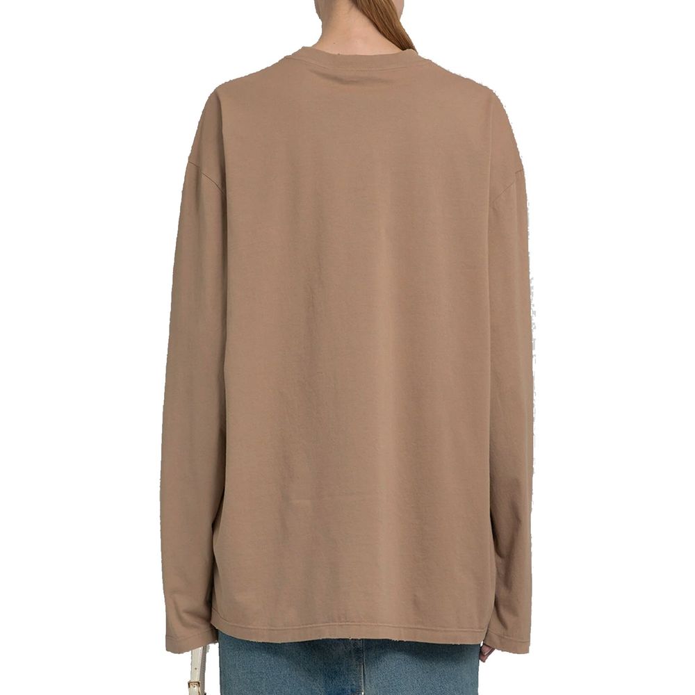 Prada Brown Cotton Women's T-Shirt