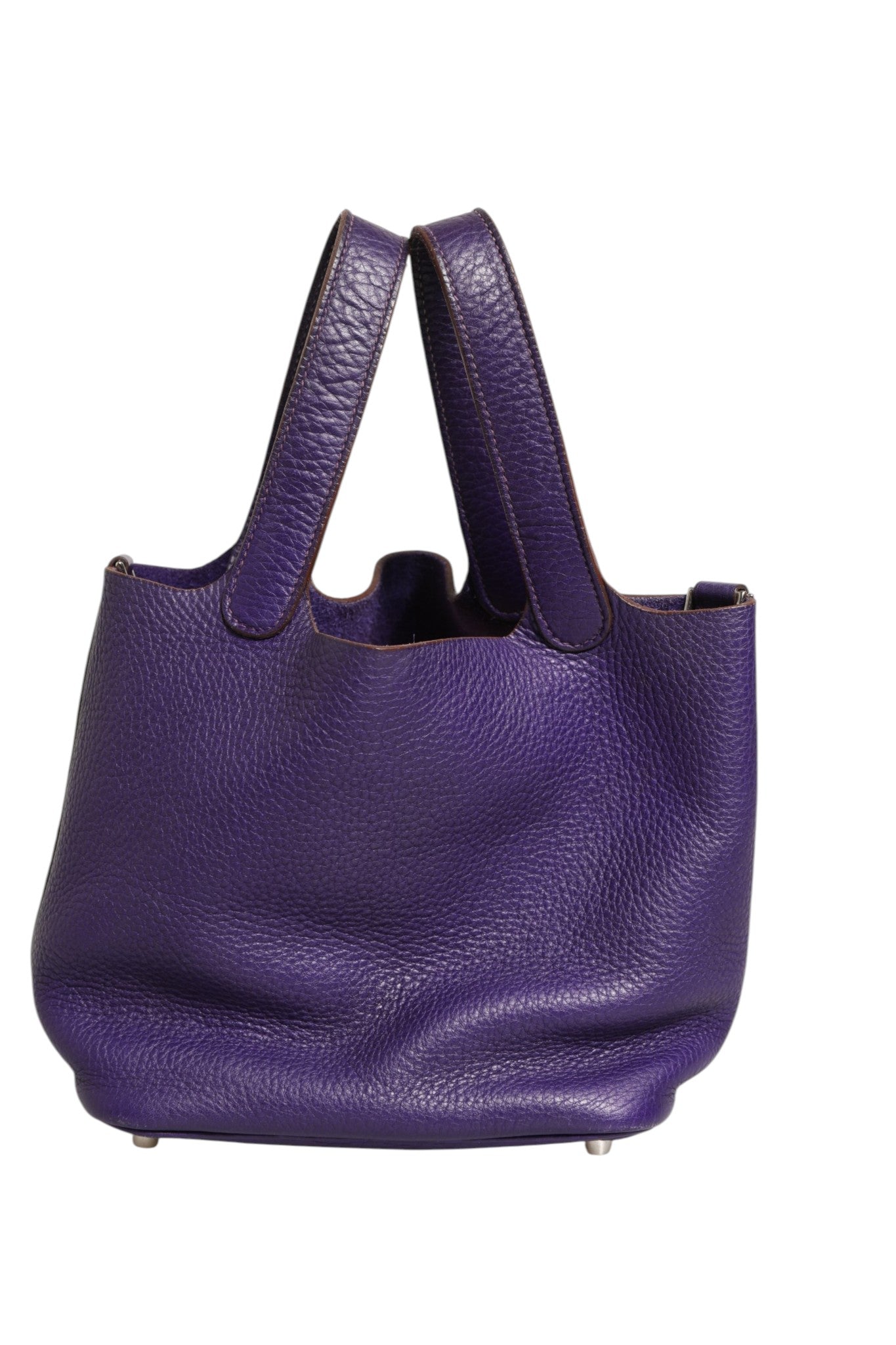 Hermès Picotin Lock PM Clemence Leather Women's Bag (Pre-Owned)