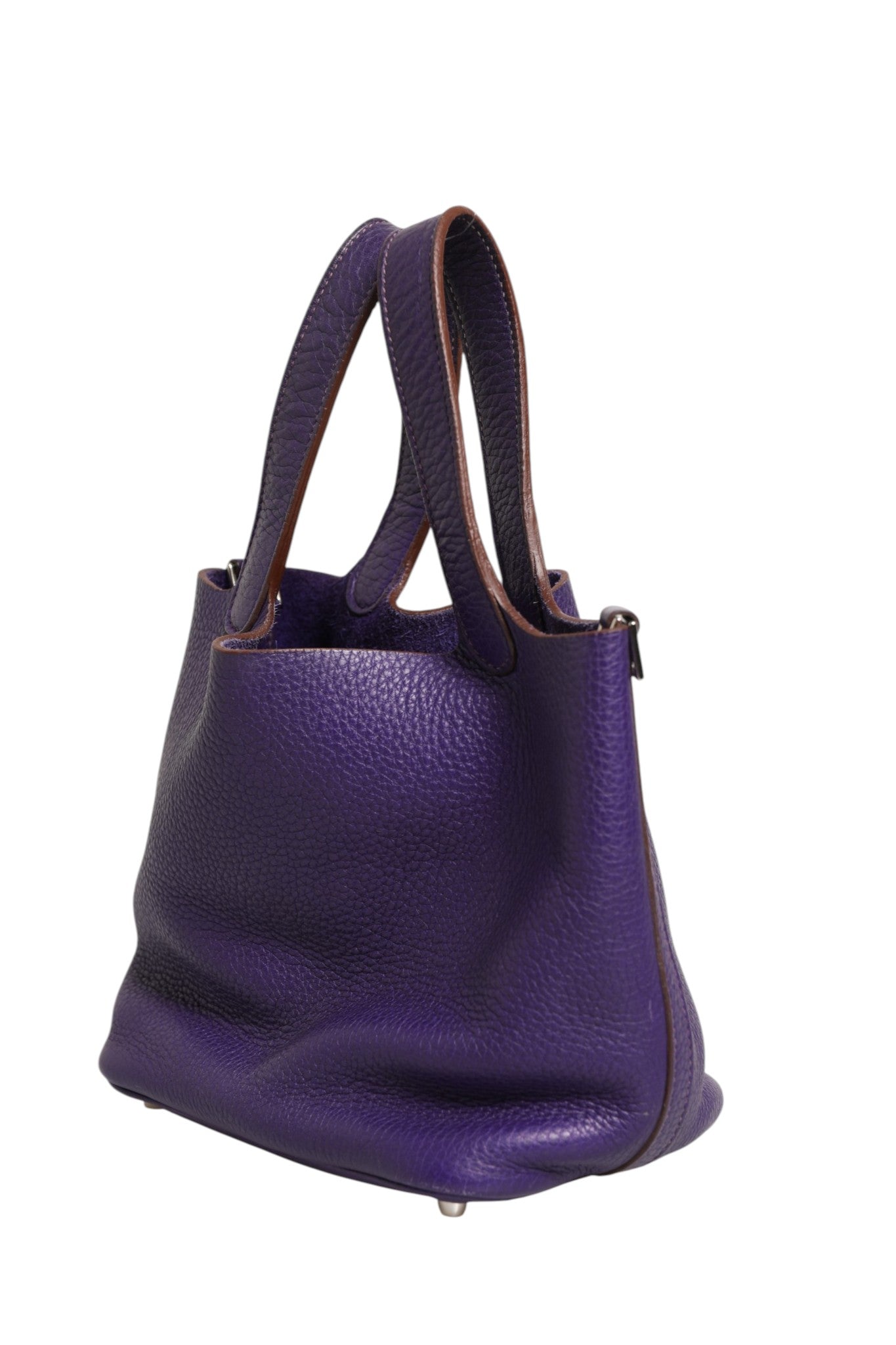 Hermès Picotin Lock PM Clemence Leather Women's Bag (Pre-Owned)