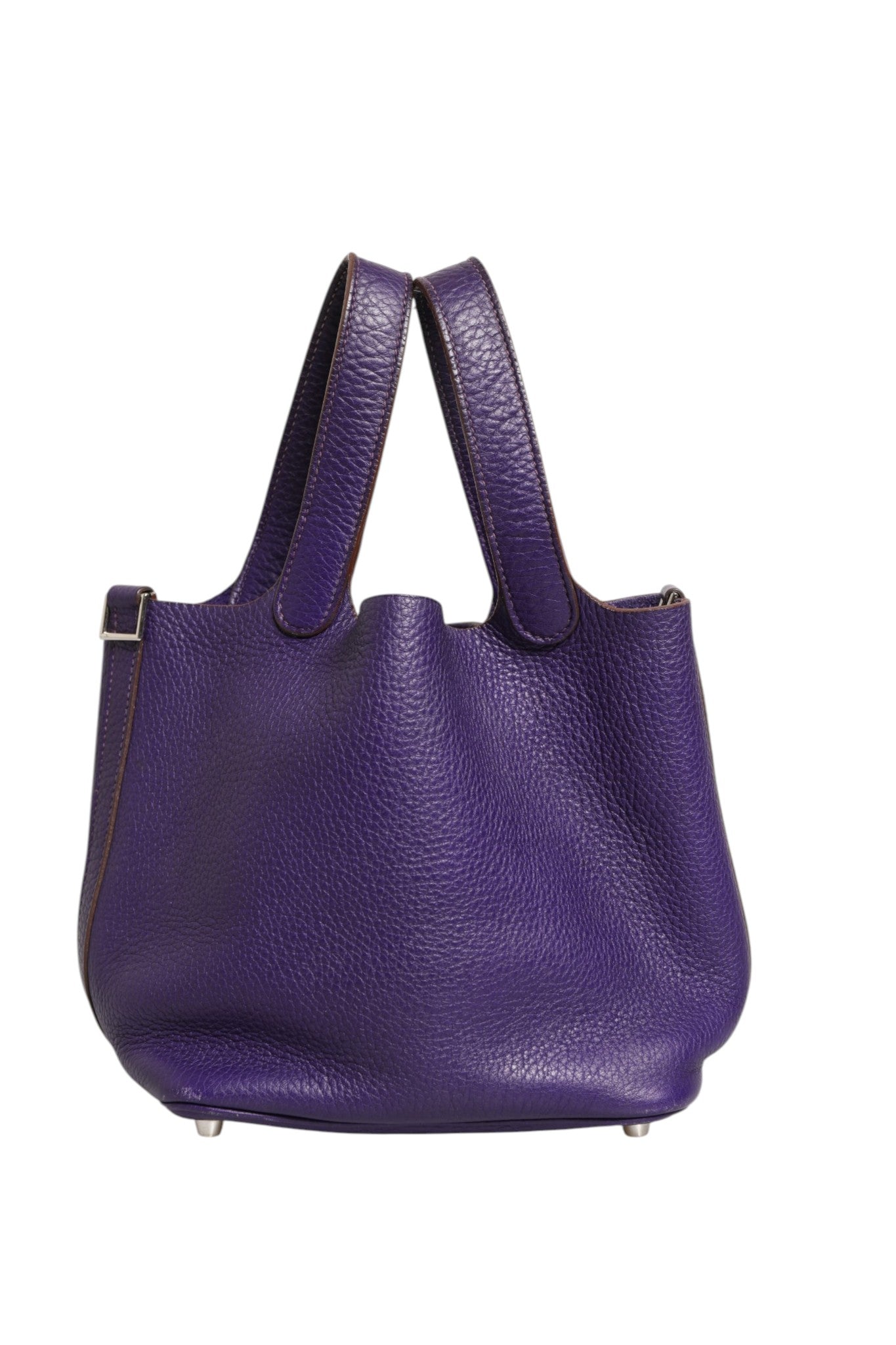 Hermès Picotin Lock PM Clemence Leather Women's Bag (Pre-Owned)