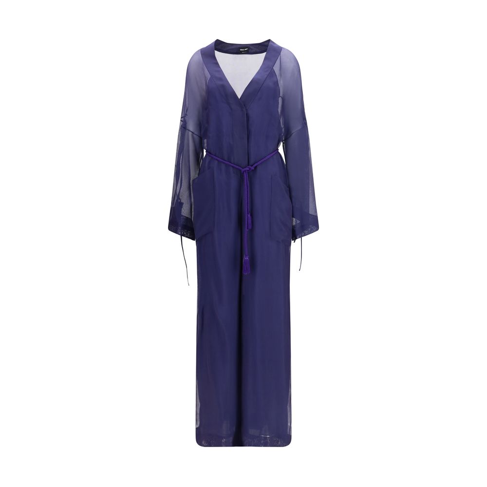 Giorgio Armani Blue Viscose Women's Jumpsuit