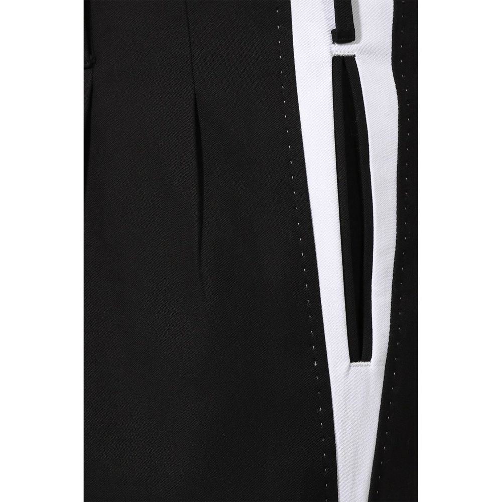 Dolce & Gabbana Black Cotton Men's Pants
