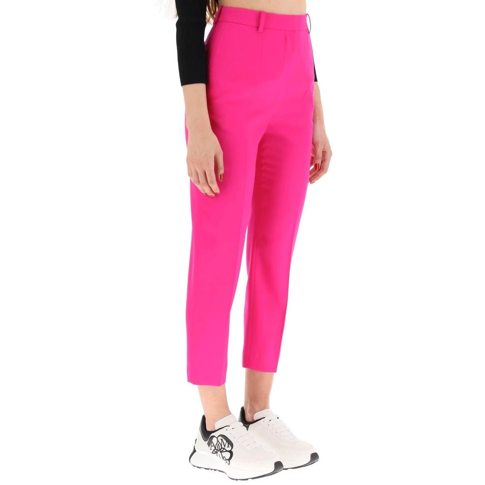 Alexander McQueen Multicolor Wool Casual Women's Pants