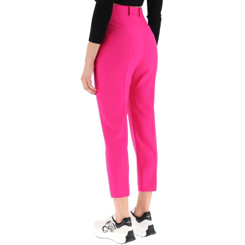 Alexander McQueen Multicolor Wool Casual Women's Pants