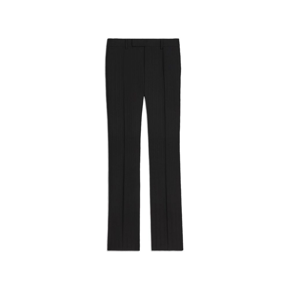Celine Black Wool Flared Men's Pants