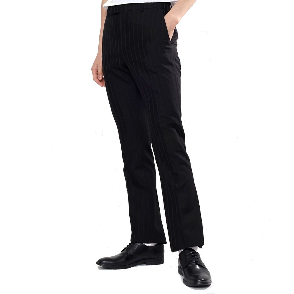 Celine Black Wool Flared Men's Pants