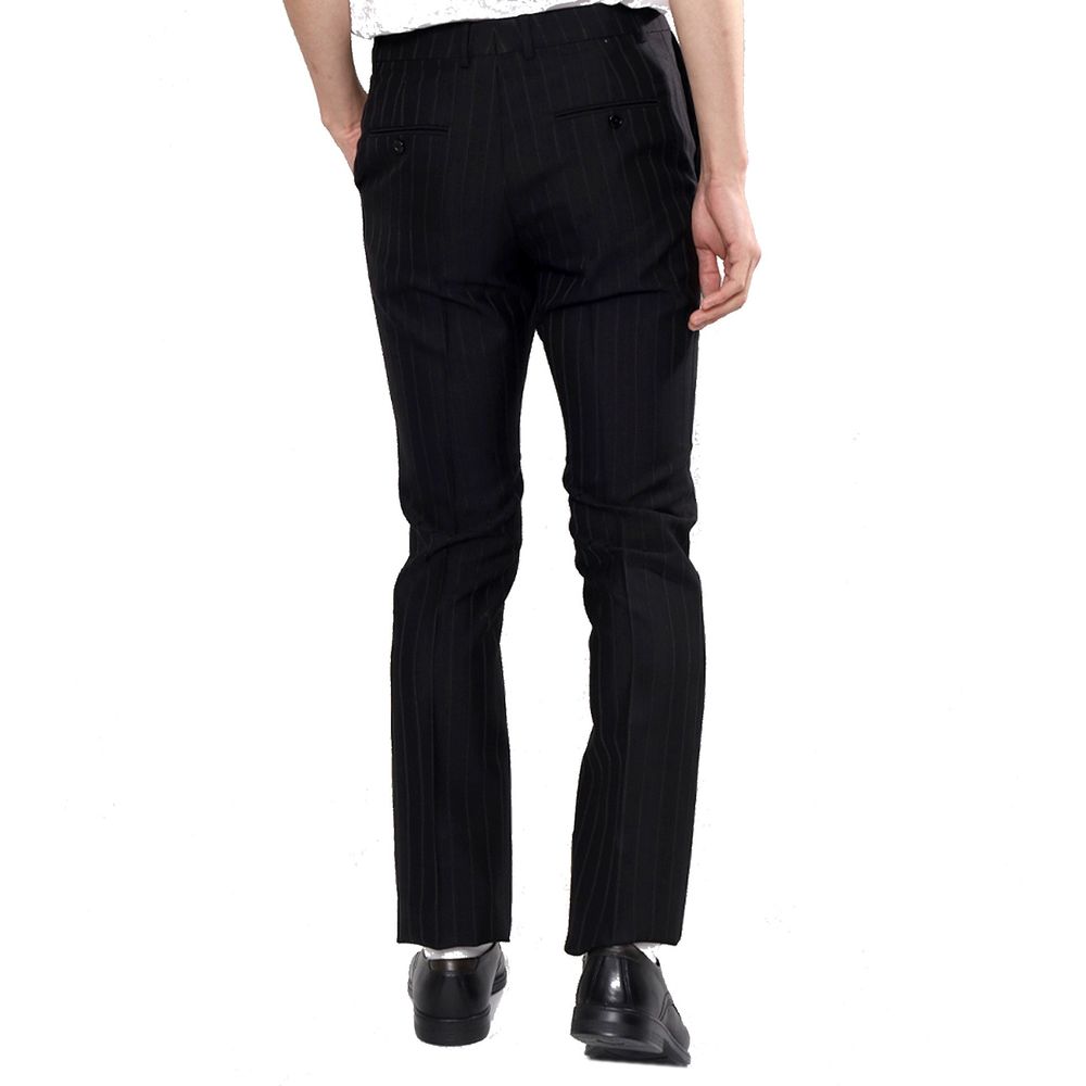 Celine Black Wool Flared Men's Pants