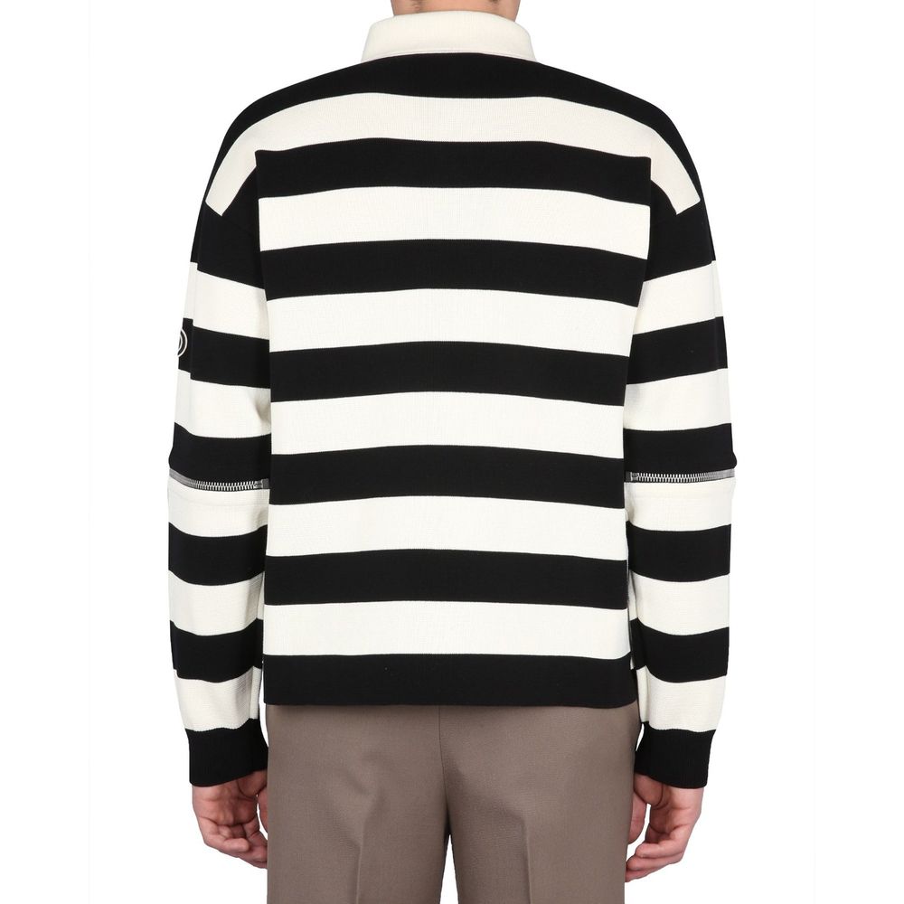 Gucci White Cotton Polo Men's Shirt