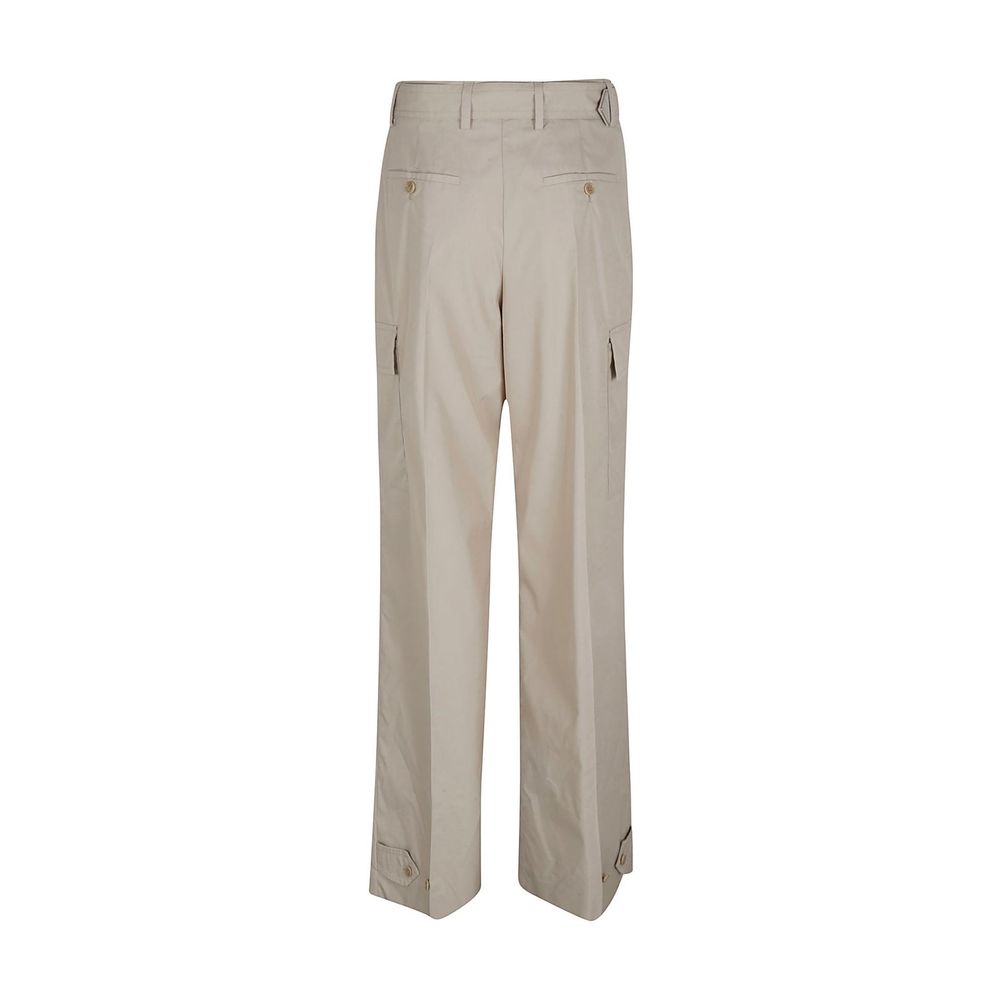 Prada Beige Cotton Cargo Women's Pants