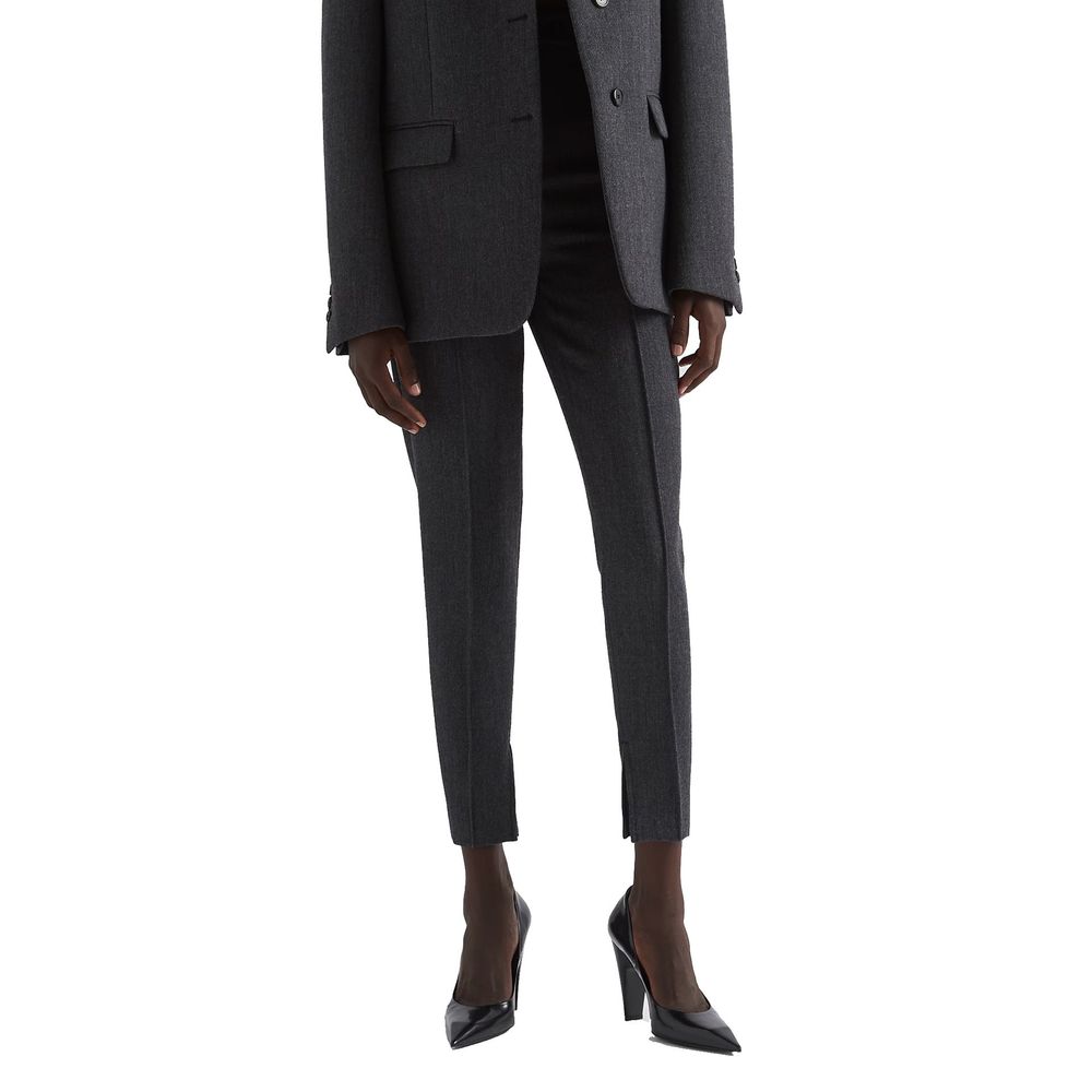 Prada Gray Elastane Women's Pants