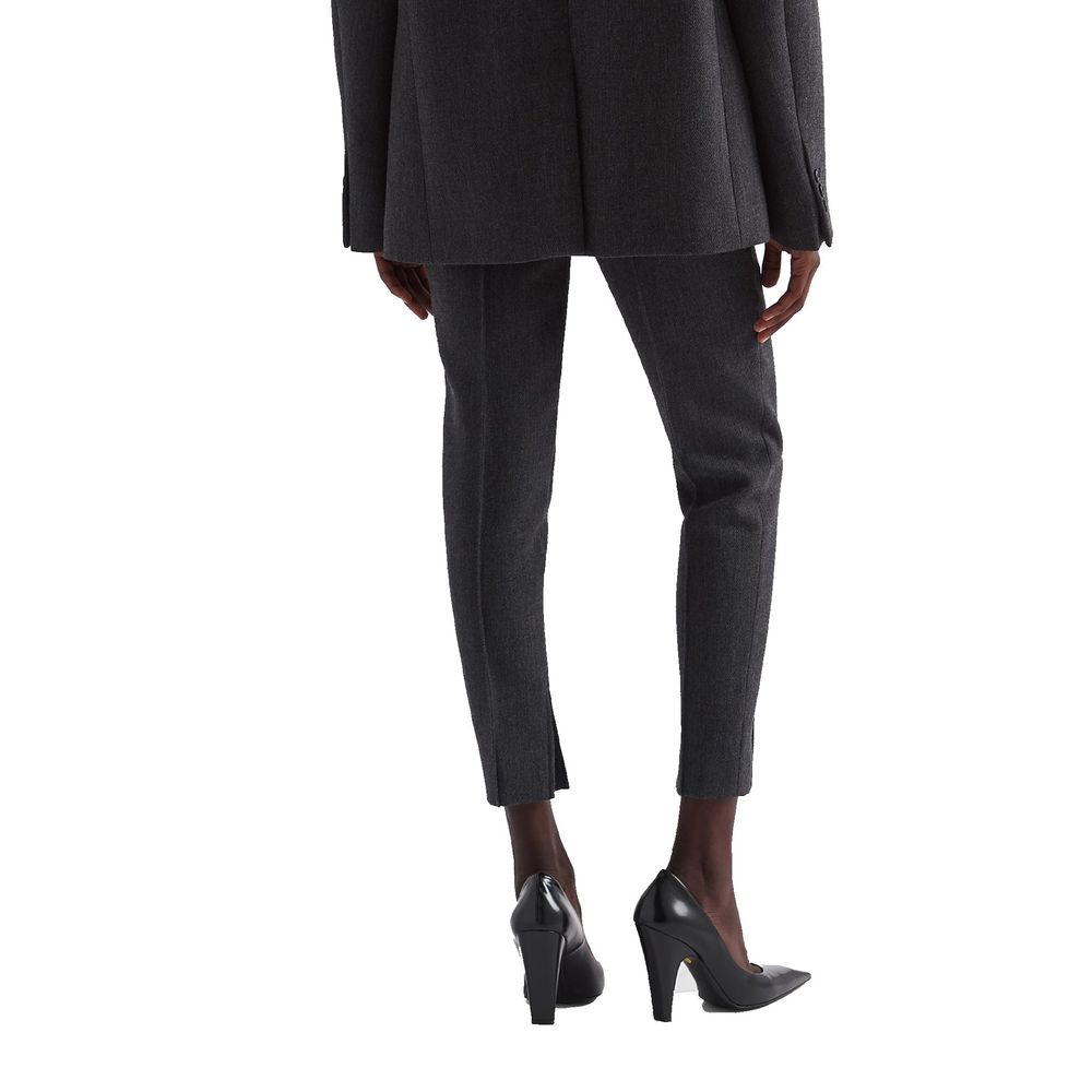 Prada Gray Elastane Women's Pants