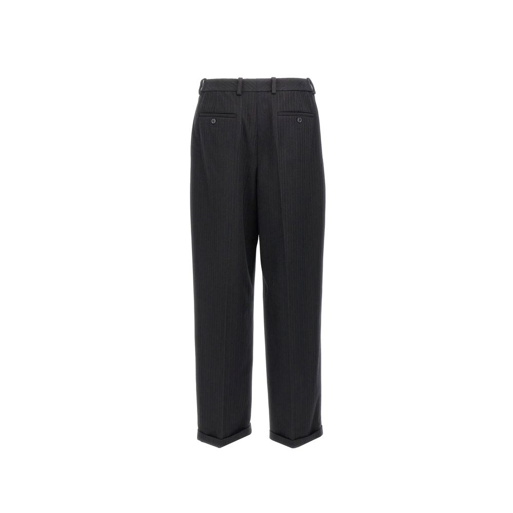 Saint Laurent Black Cashmere Casual Men's Pants