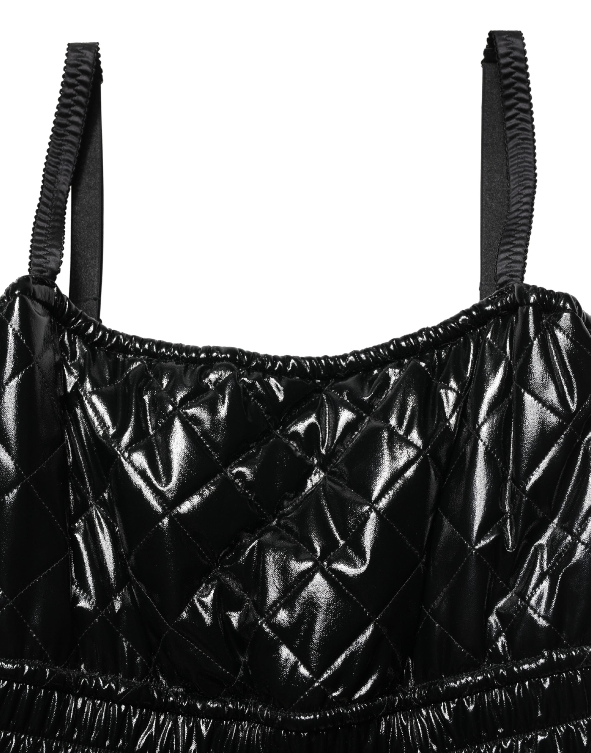 Dolce & Gabbana Black Sleeveless Romper Jumpsuit Women's Dress