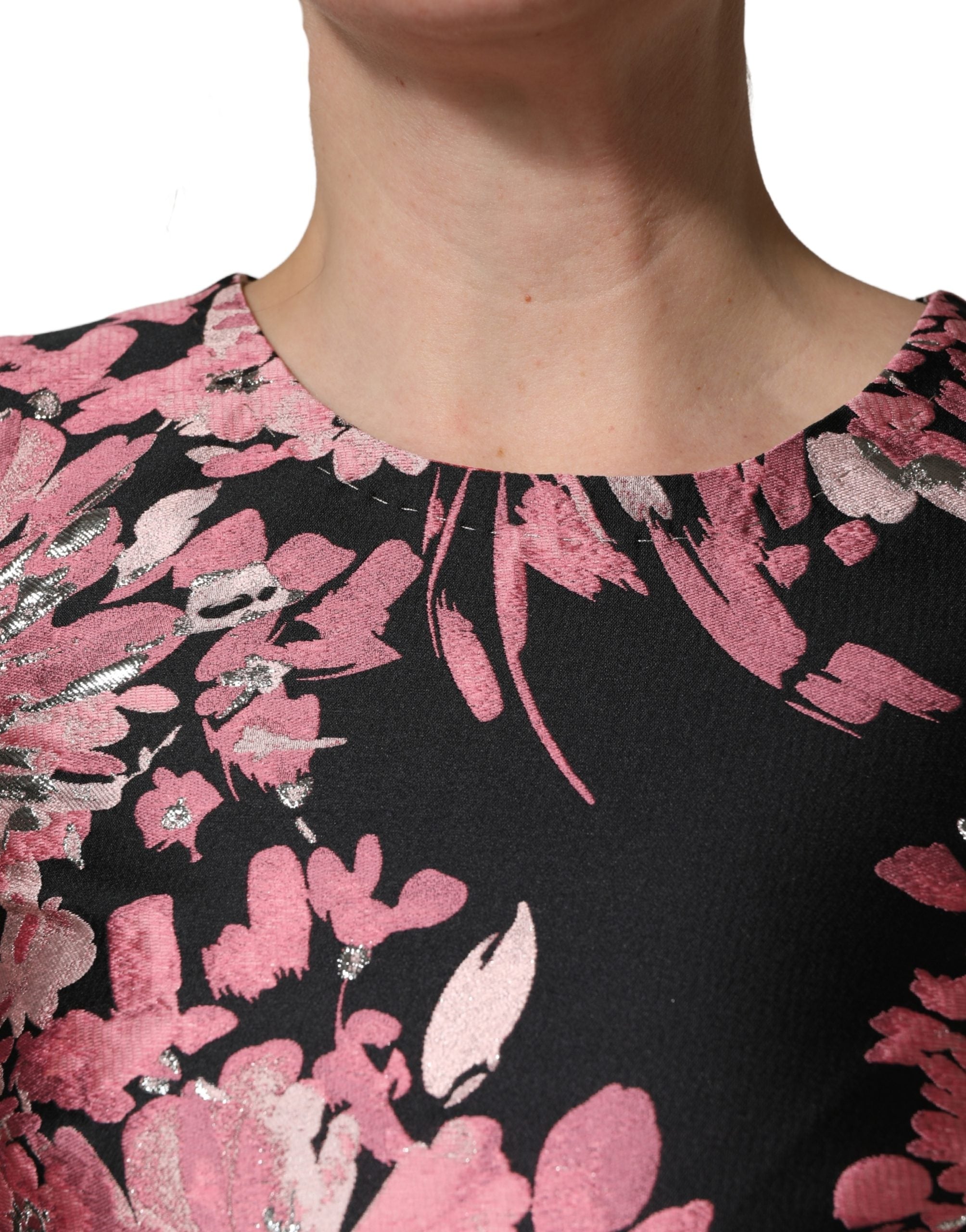 Dolce & Gabbana Multicolor Floral Brocade A-line Mini Women's Dress