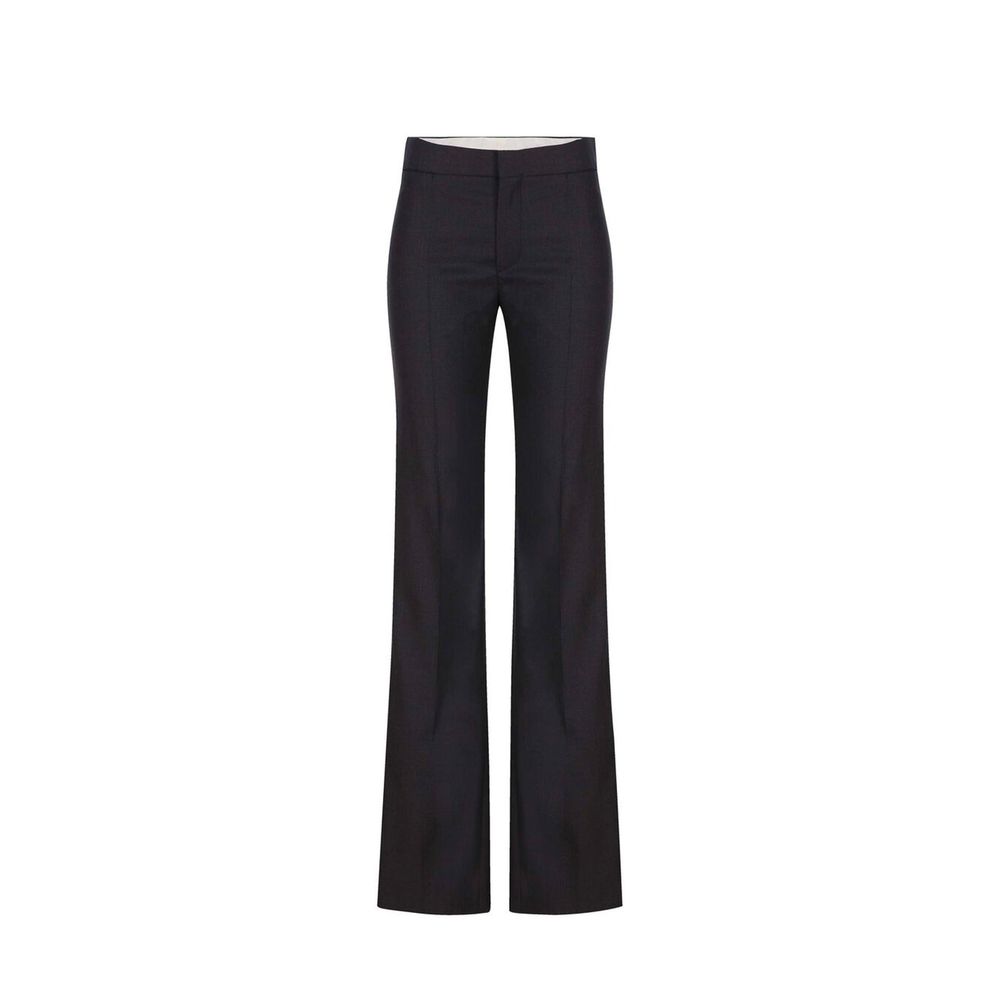 Chloé Gray Wool Dress Women's Pants