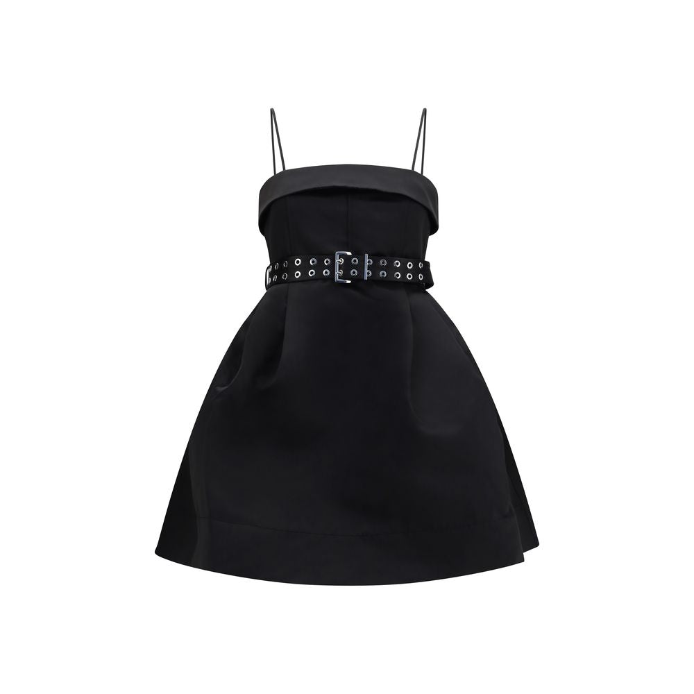 Ganni Black Polyester Casual Women's Dress