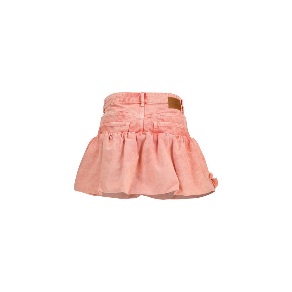 Ganni Multicolor Cotton Mini Women's Skirt