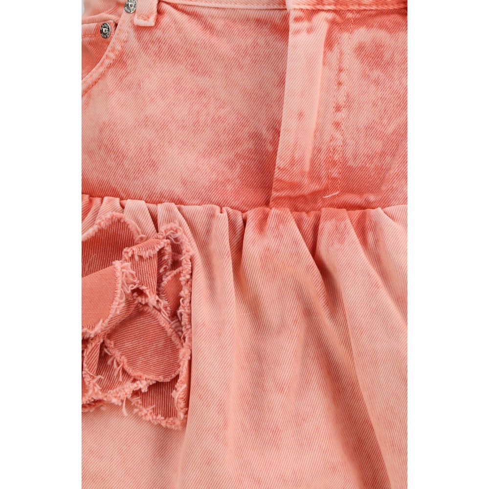 Ganni Multicolor Cotton Mini Women's Skirt