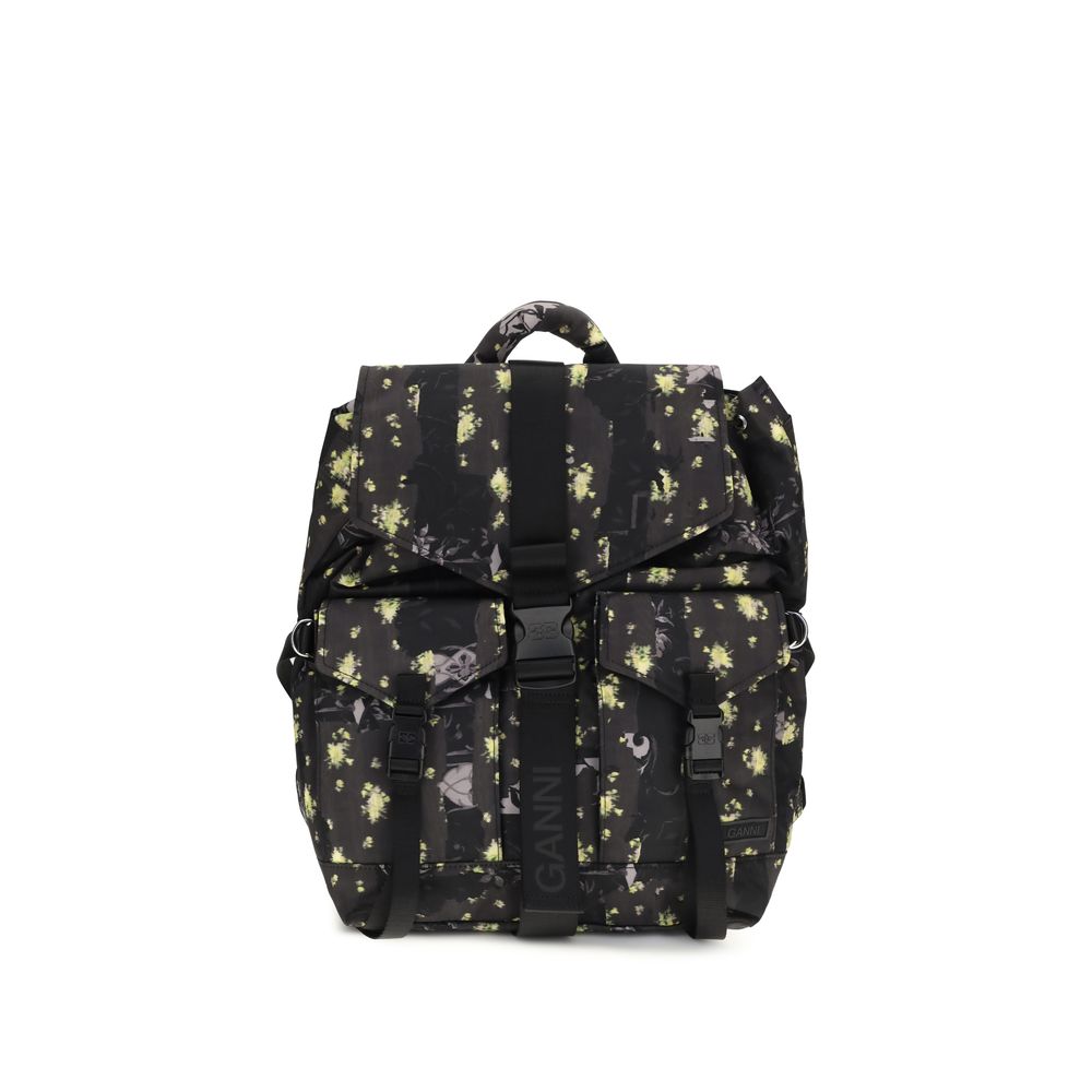 Ganni Multicolor Recycled Polyamide Women's Backpack