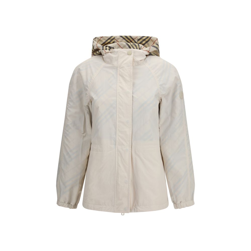 Burberry Beige Polyester Shell Women's Jacket