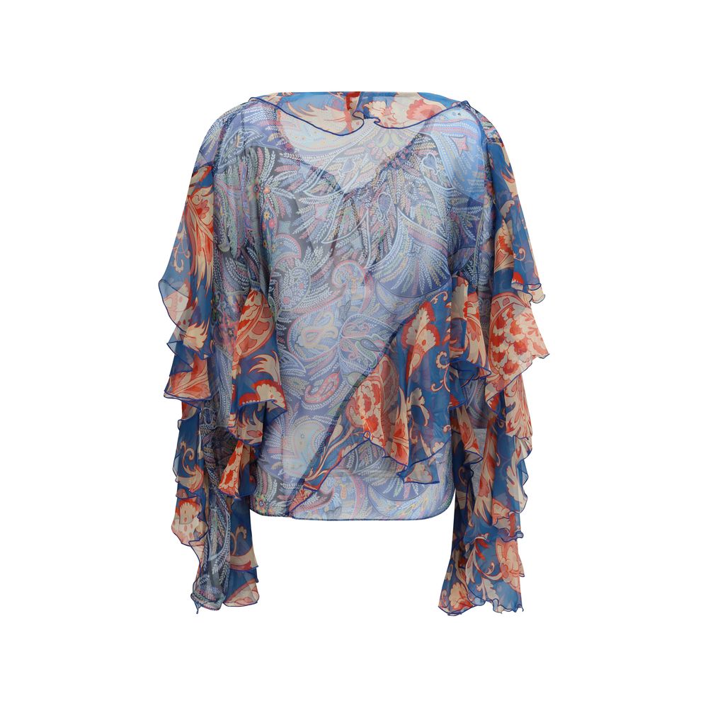 Etro Multicolor Silk Women's Shirt