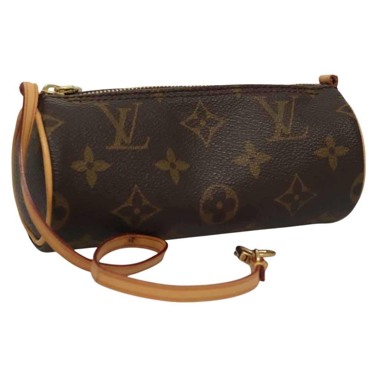 Louis Vuitton Papillon Pochette Monogram Canvas Brown Canvas Bag (Pre-Owned)