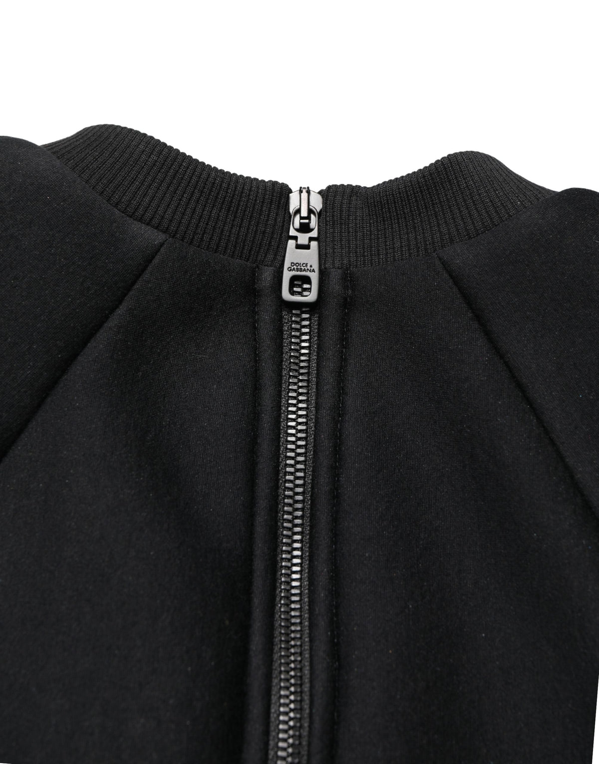 Philosophy Black Cropped ZipperBack Sweatshirt Women's Sweater