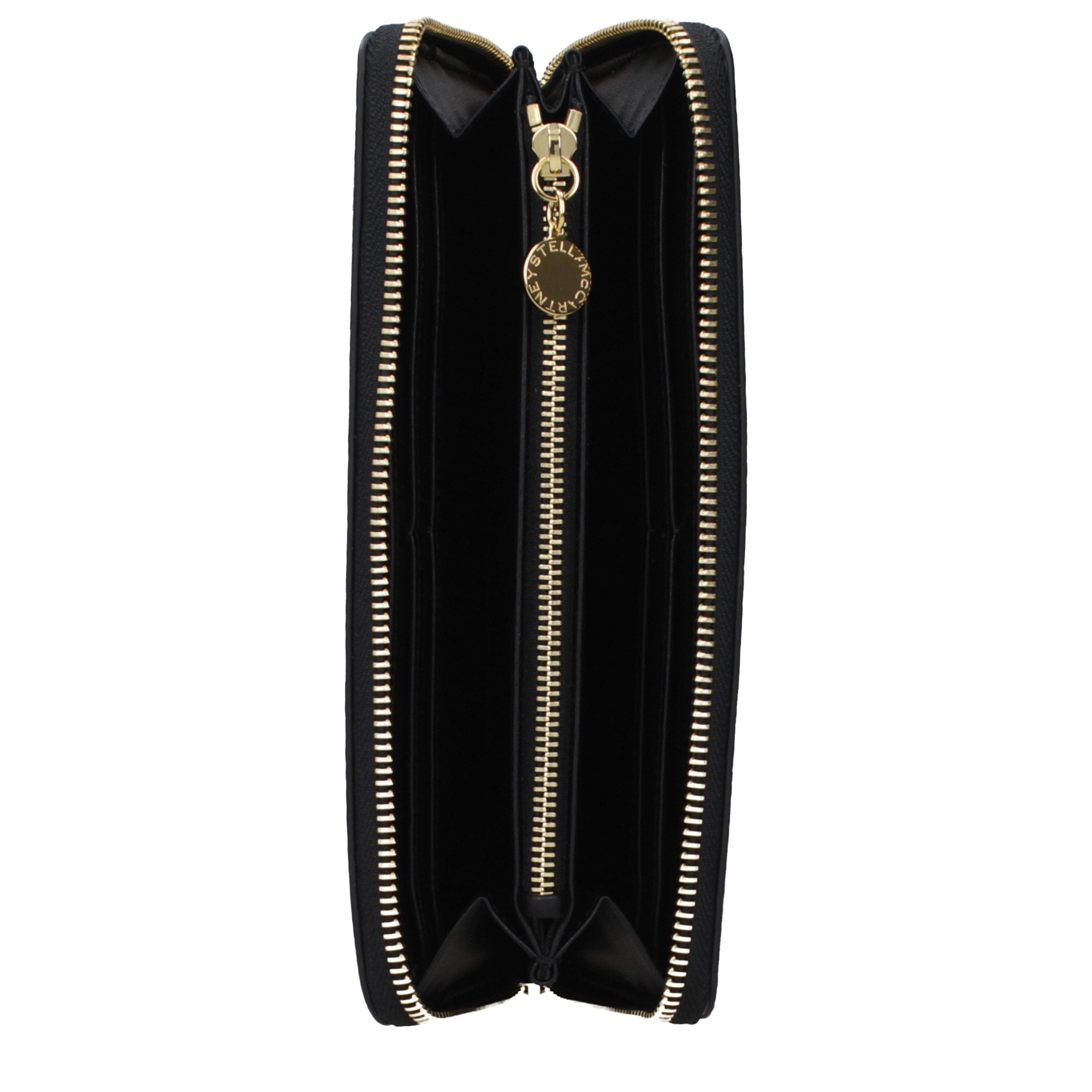 Stella McCartney Black Leather Women's Wallet