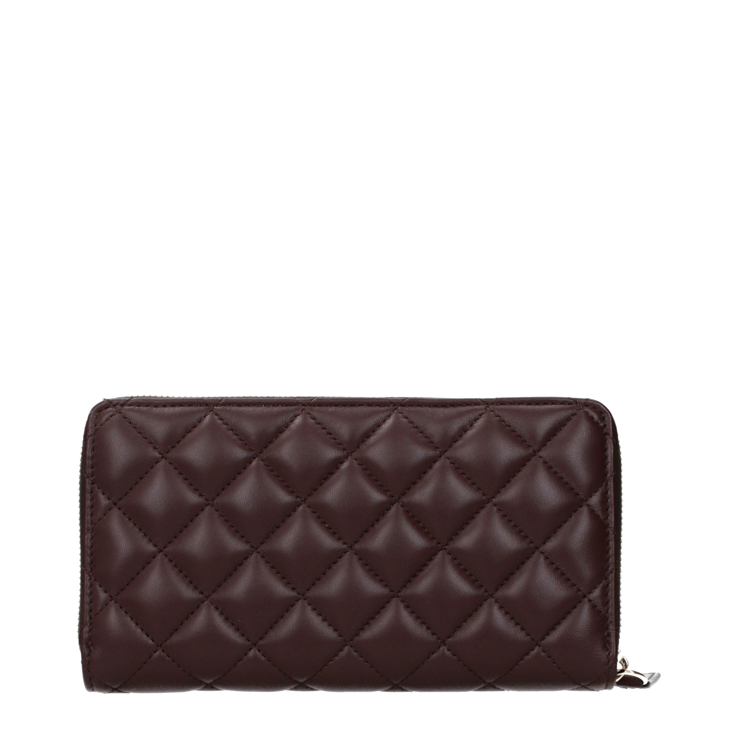 Versace Brown Leather Women's Wallet