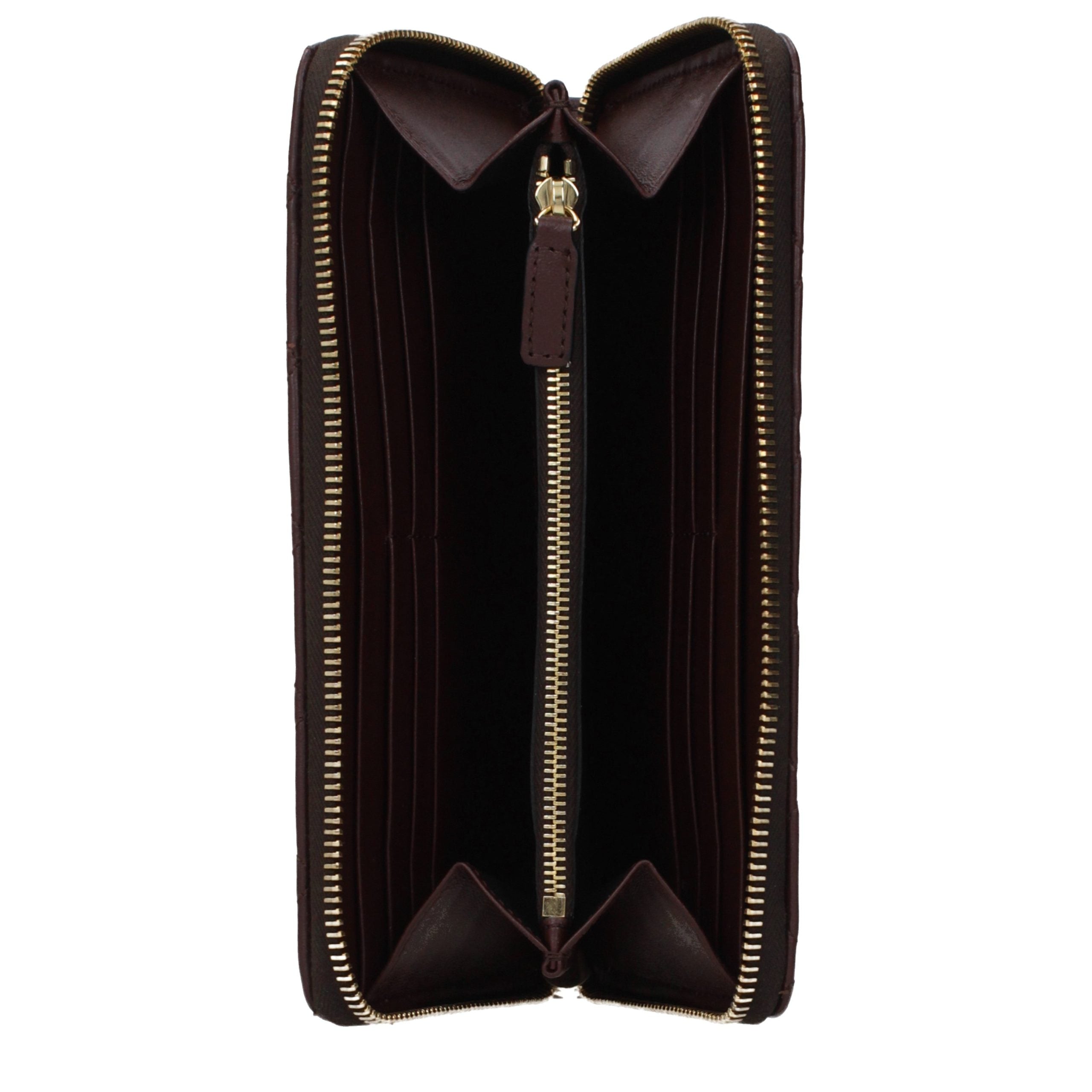 Versace Brown Leather Women's Wallet
