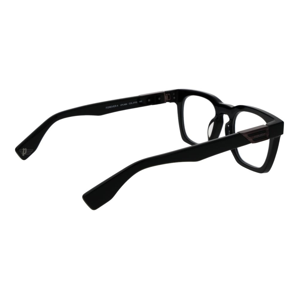Police Black Cellulose Acetate Glasses Men's (Frames)