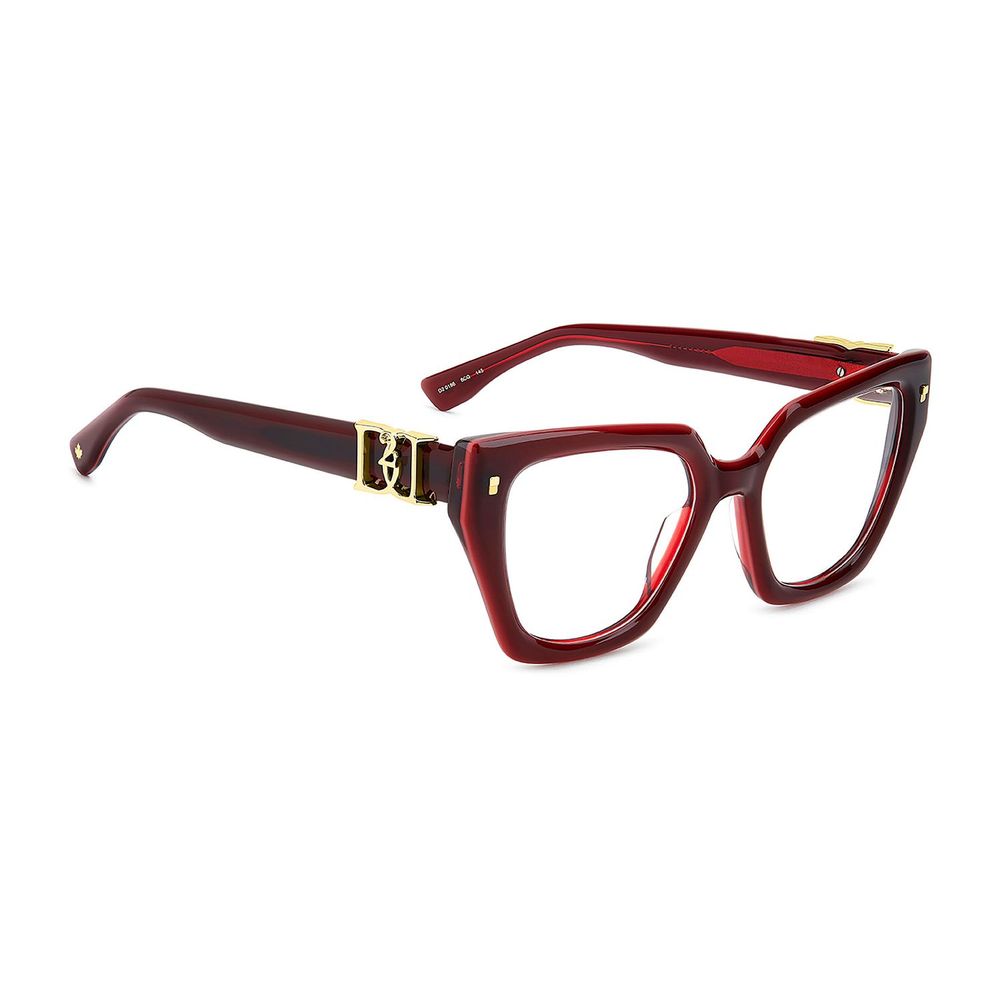 Dsquared² Burgundy Acetate Glasses Women's (Frames)