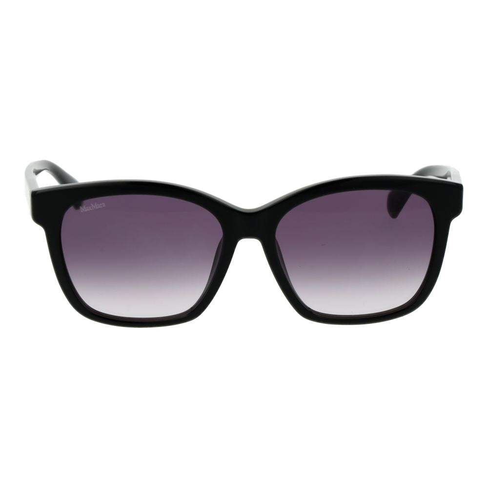 Max Mara Black Acetate Women's Sunglasses