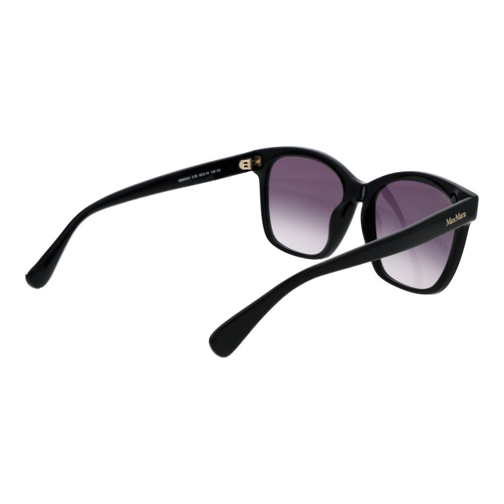 Max Mara Black Acetate Women's Sunglasses
