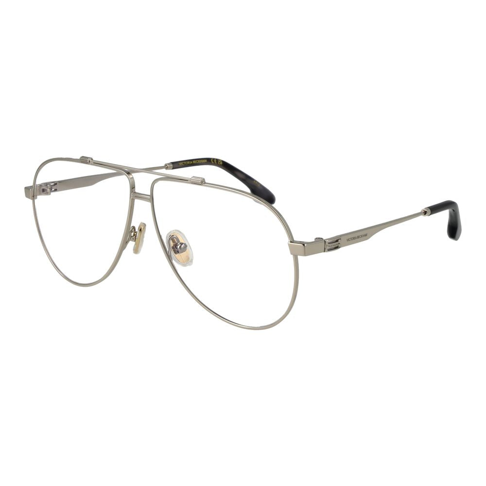 Victoria Beckham Gray Metal Glasses Women's (Frames)