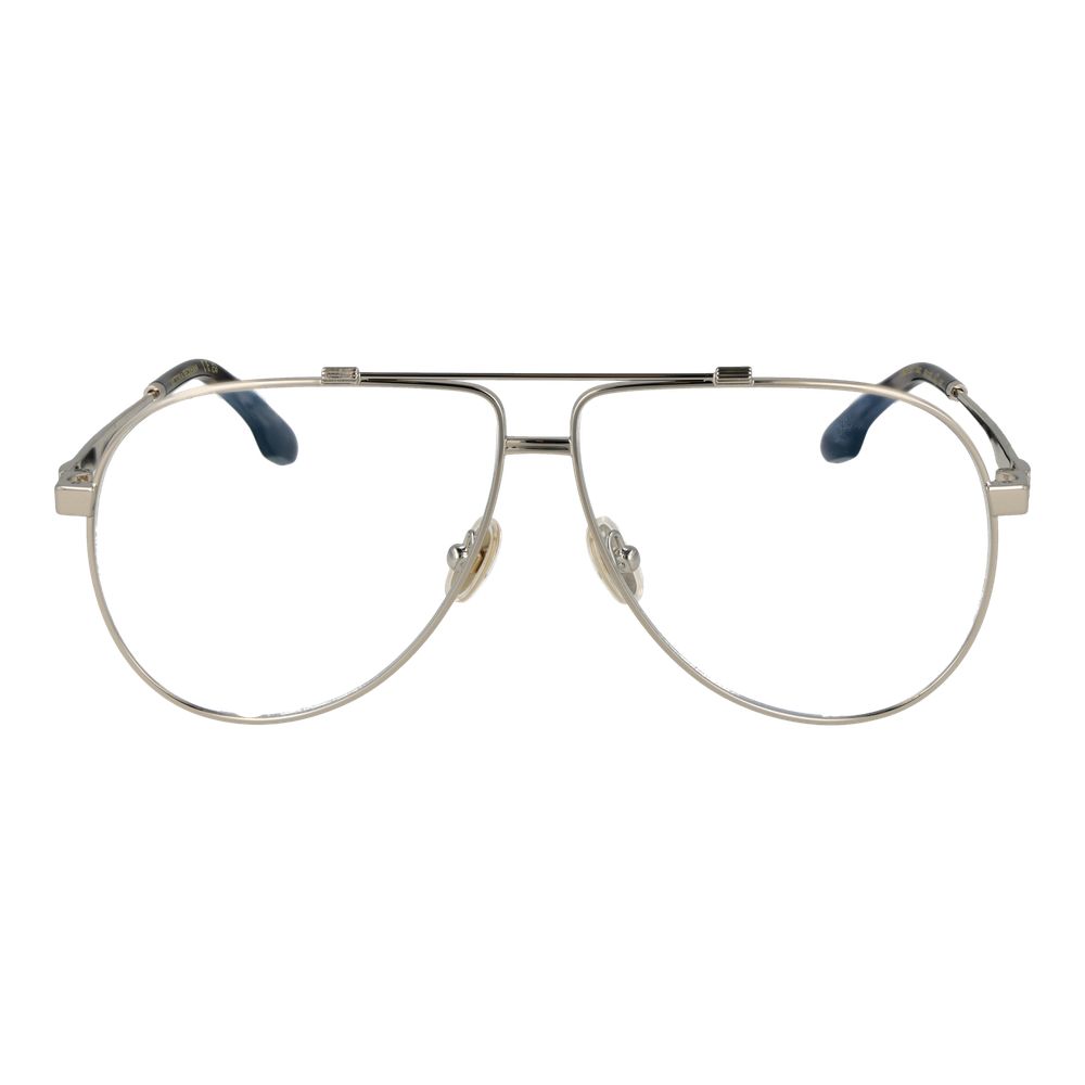 Victoria Beckham Gray Metal Glasses Women's (Frames)