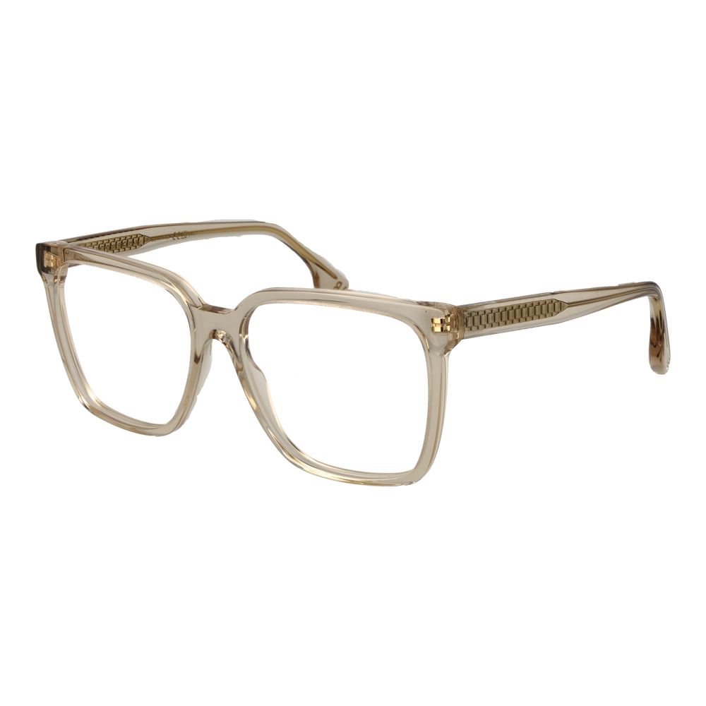 Victoria Beckham Beige Acetate Glasses Women's (Frames)