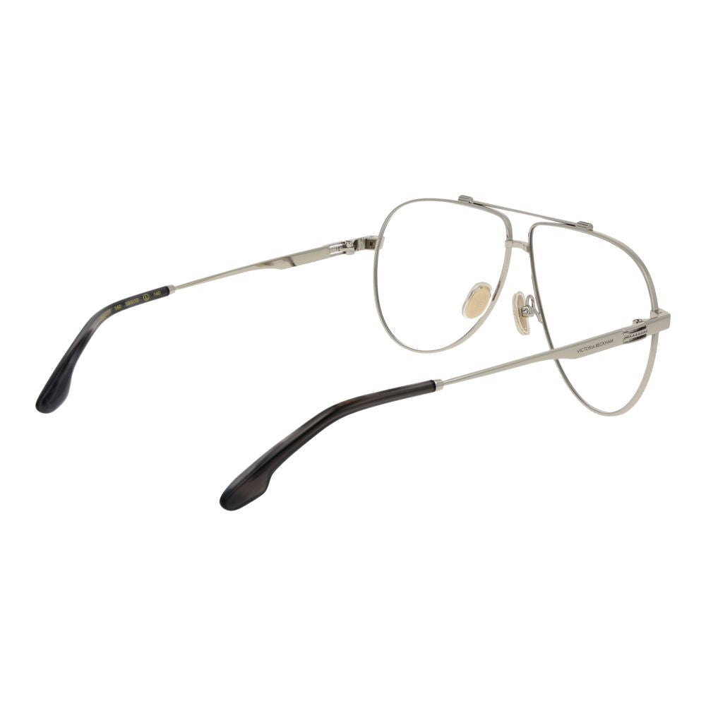 Victoria Beckham Gray Metal Glasses Women's (Frames)