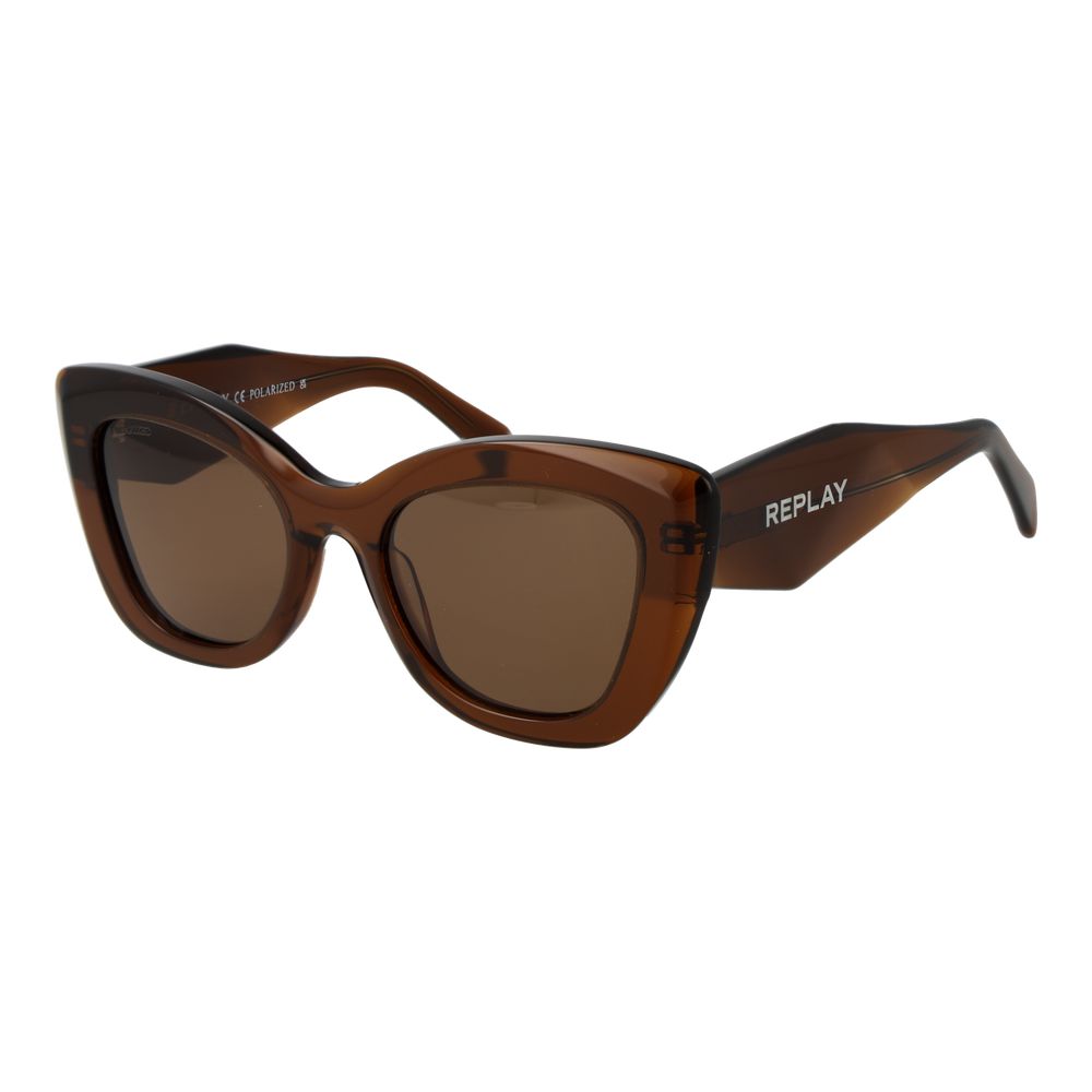 Replay Brown Acetate Women's Sunglasses