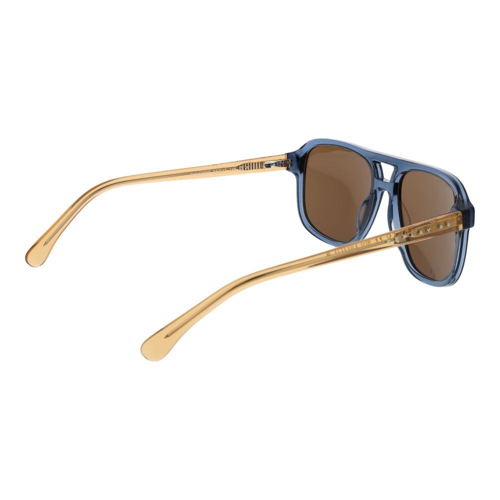 Replay Blue Acetate Men's Sunglasses