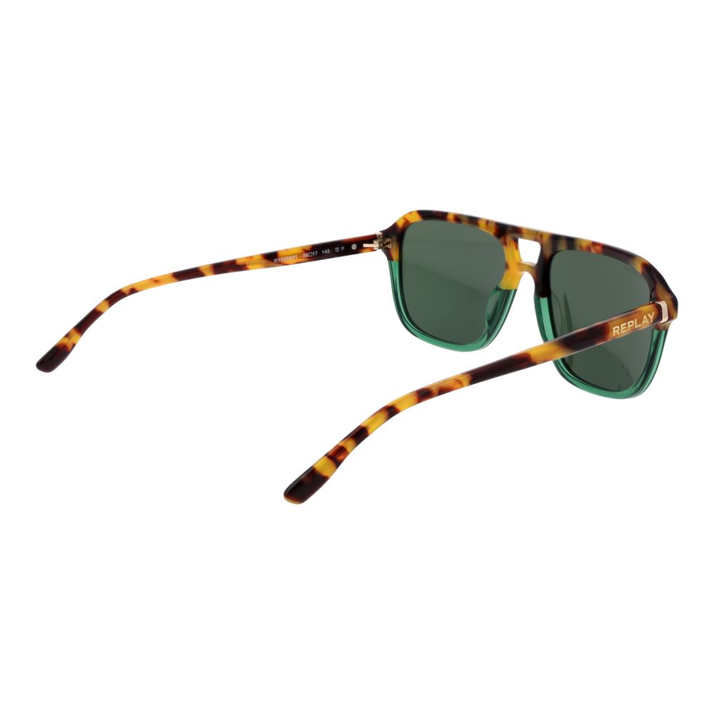 Replay Brown Acetate Men's Sunglasses