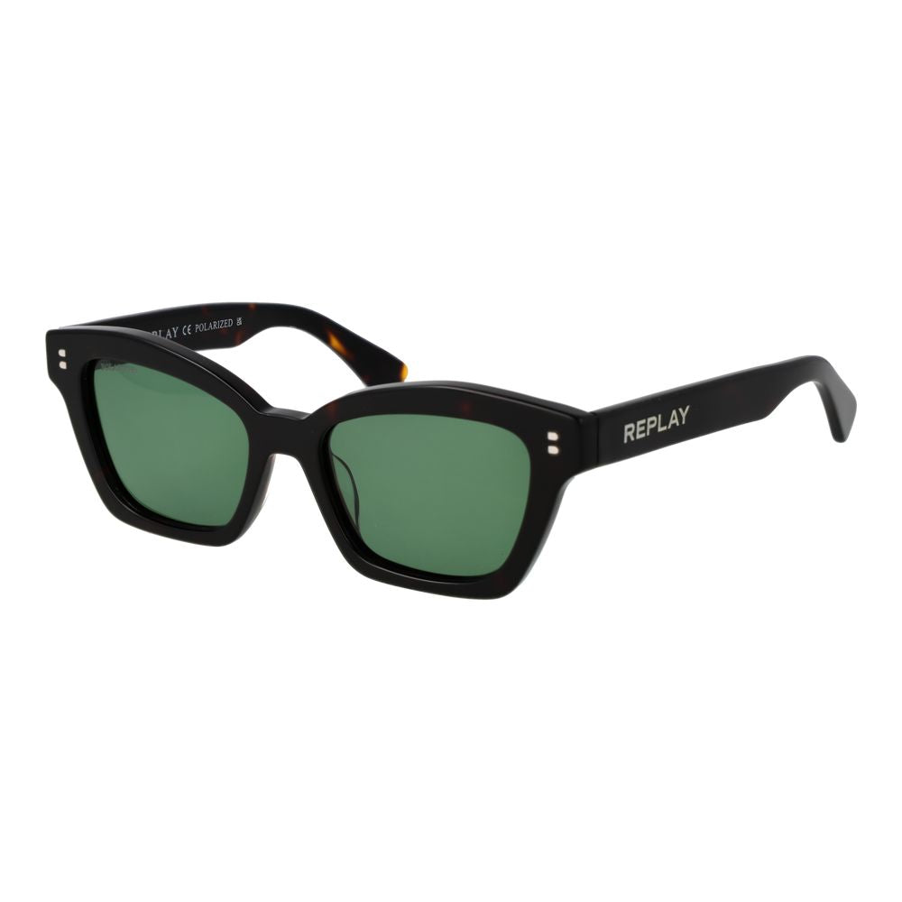Replay Black Acetate Women's Sunglasses
