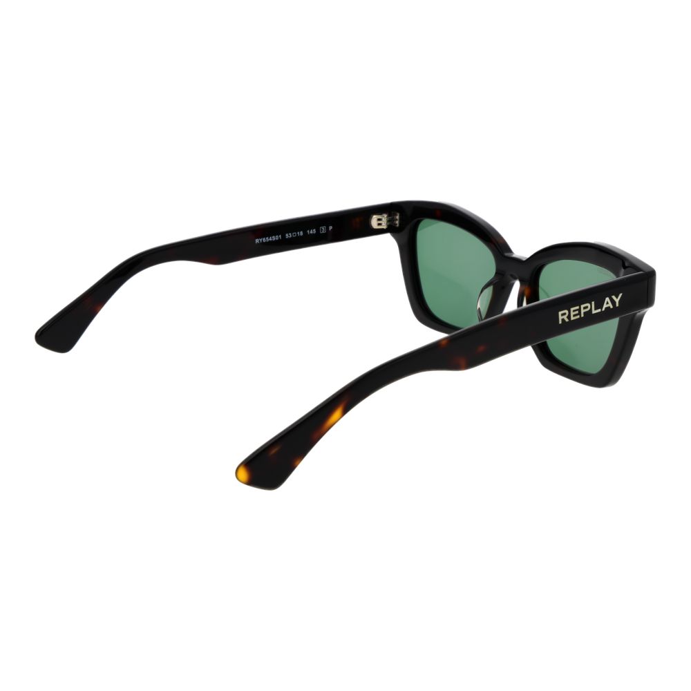Replay Black Acetate Women's Sunglasses