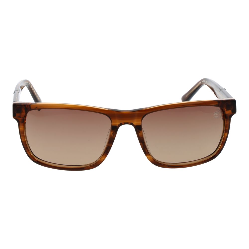 Timberland Brown Acetate Men's Sunglasses