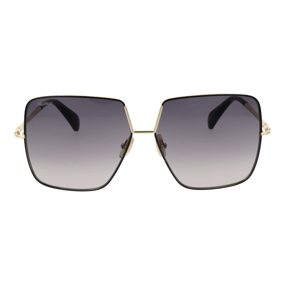 Max Mara Black Metal Women's Sunglasses