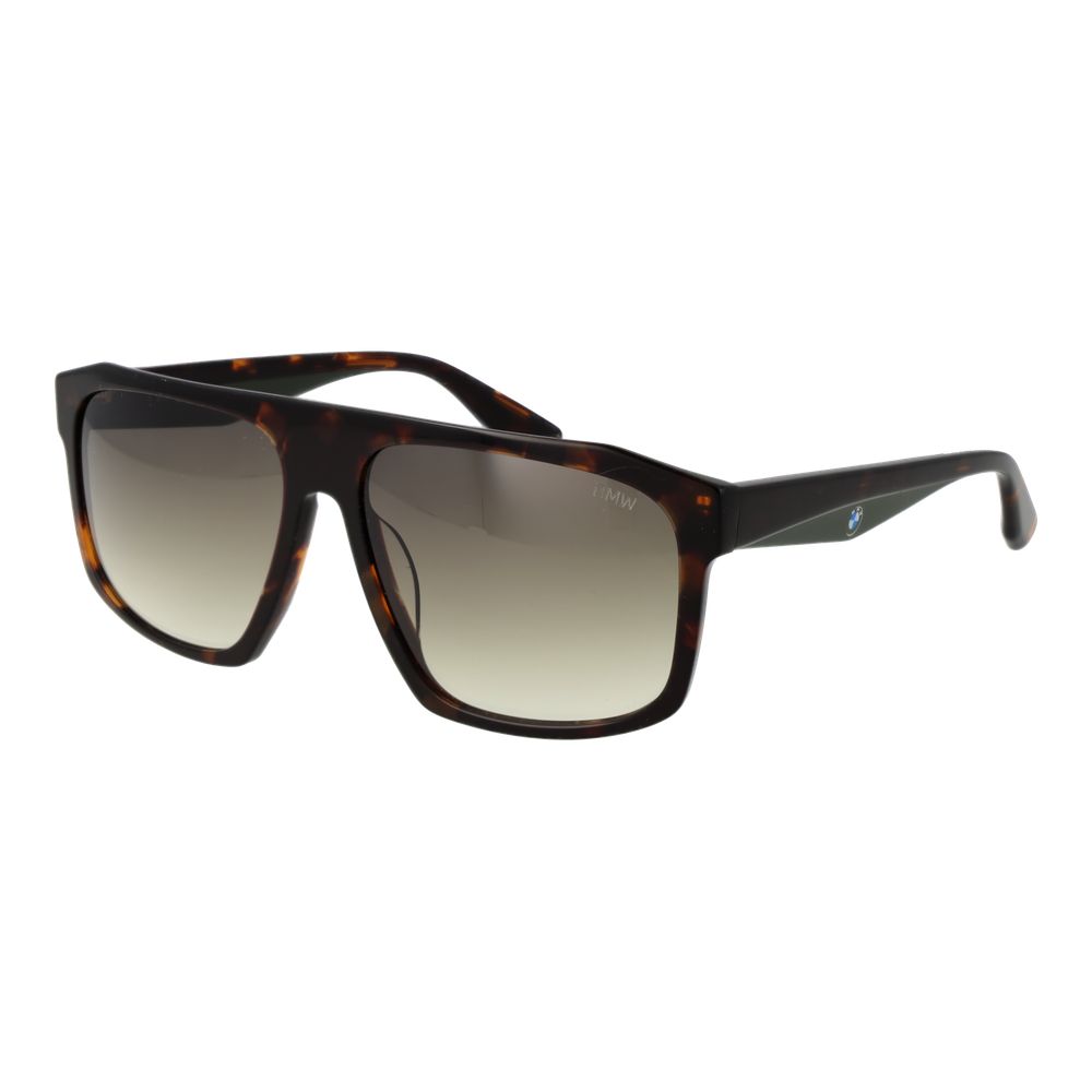 BMW Brown Plastic Men's Sunglasses