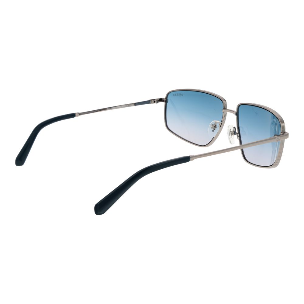 Guess Silver Metal Men's Sunglasses